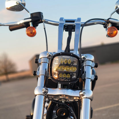 SOFTAIL RIGID INDUSTRIES ADAPT XP MOUNTING BRACKET AND WIRING HARNESS